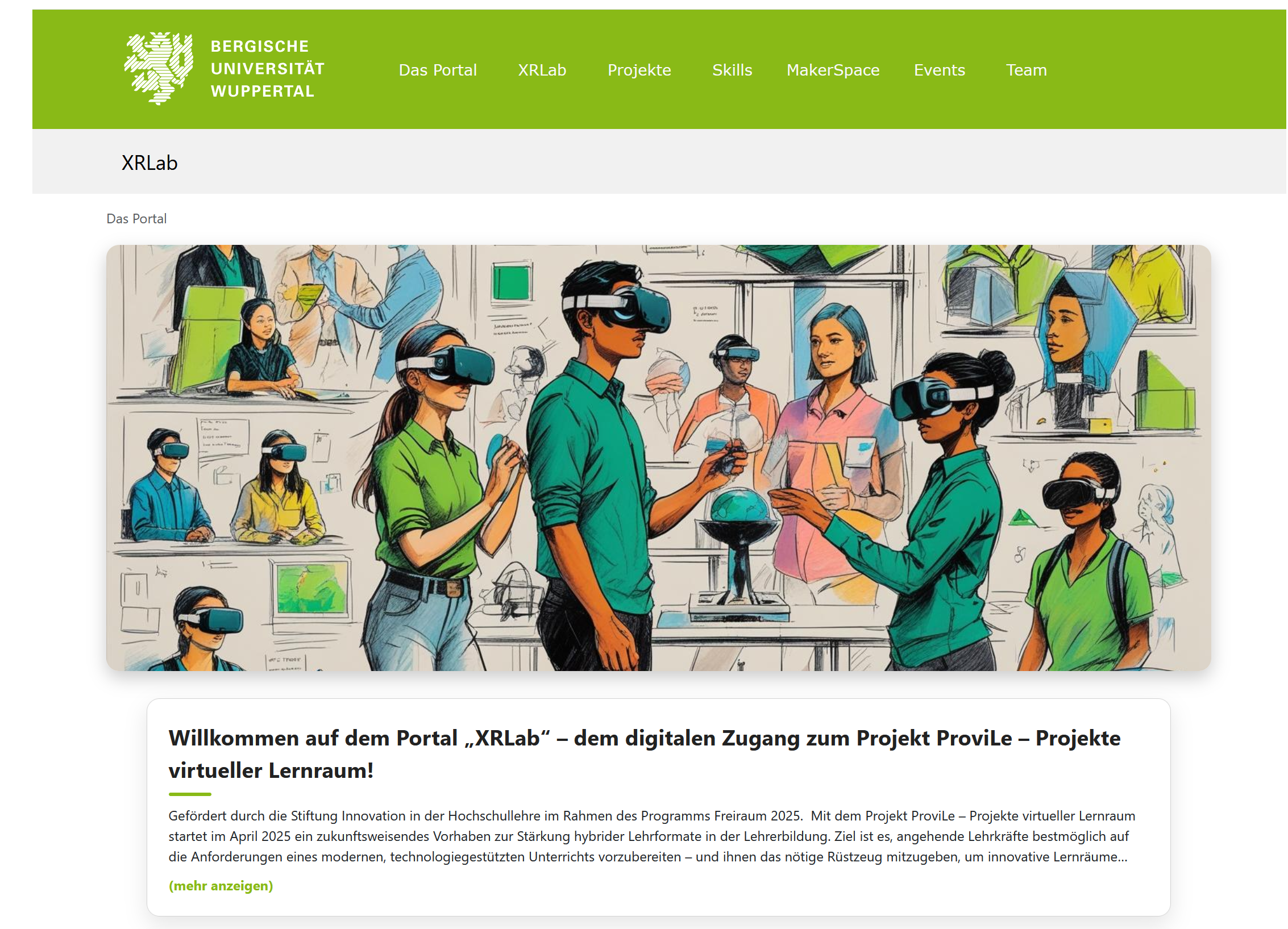 Projekte virtueller Lernraum – ProviLe