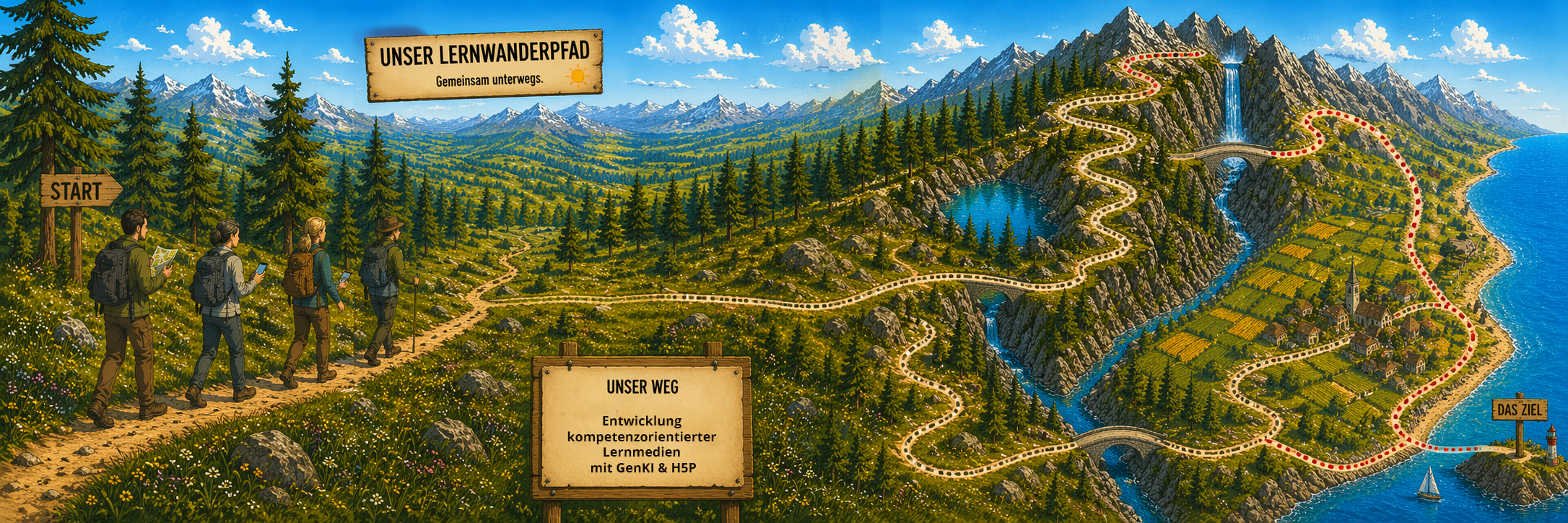 In Co-Creation mit KI und den Prinzipien guter Lernmedien – machen wir uns auf den Weg.